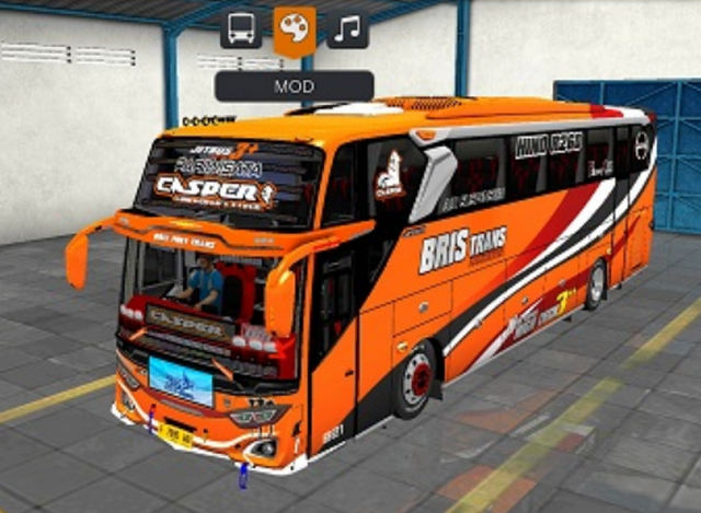 Mod Bussid Terbaru Bus Casper Full Aksesoris