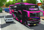 Mod Jetbus 5 Tunggal Jaya Black Pink Banner