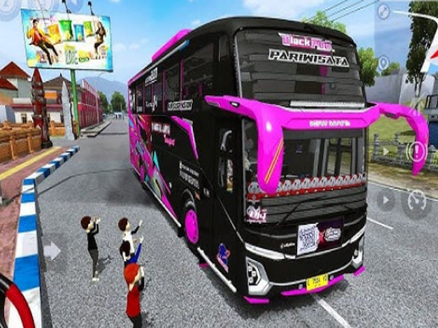 Jb 5 Mod Bussid Telolet Basuri v4 TJ Black Pink