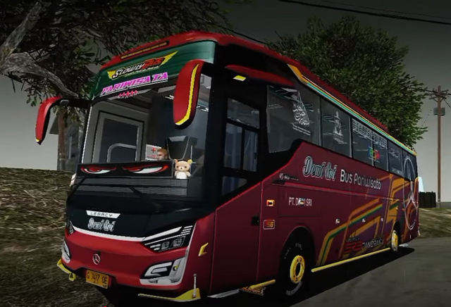 Mod Bussid Mewah SR3 Dewi Sri Gank