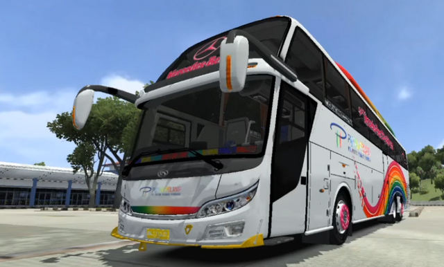 Mod Bussid Putra Pelangi Full Strobo Jetliner Mercy