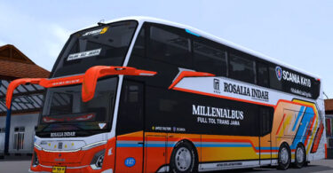 Mod Bussid Rosalia Indah Double Decker Full Strobo