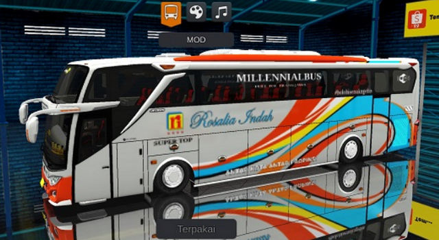Mod Bussid Rosalia Indah Full Anim