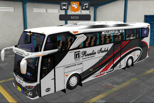 Mod Bussid Rosalia Indah SR3 Hino RK