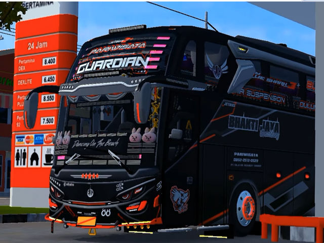 Mod Bussid Kece Strobo 10 Tumpuk Depan Belakang
