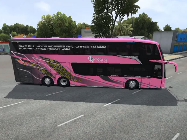 Mod Bussid Kencana Double Decker Kencana Emily