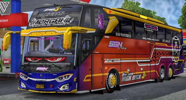 Mod Bussid Scania K410IB SGN Morgan