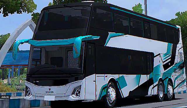 Mod Bussid Scania K450CB Polosan