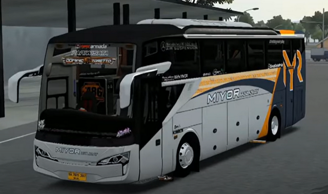 Mod Bussid Skylander R22 Single Glass Miyor Holiday