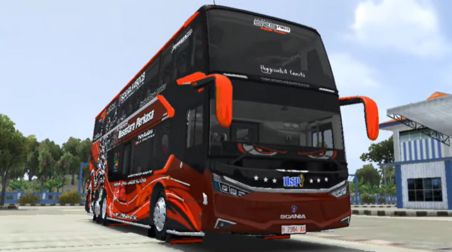 Mod Bus Tingkat Bussid PO Nusantara Perkasa