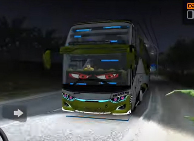 Mod Bussid Strobo Mata Gerak Real