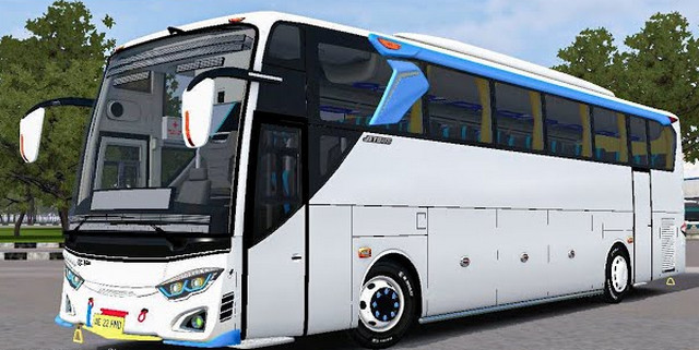 Mod Bussid Jetbus 3 Single Glass Polosan