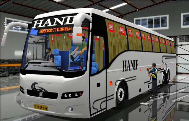 Bussid Mod Luxury Bus Hanif Travels Volvo B9r