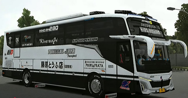 Mod Bussid Kids Panda Jb5 Corong Atas Full Acc