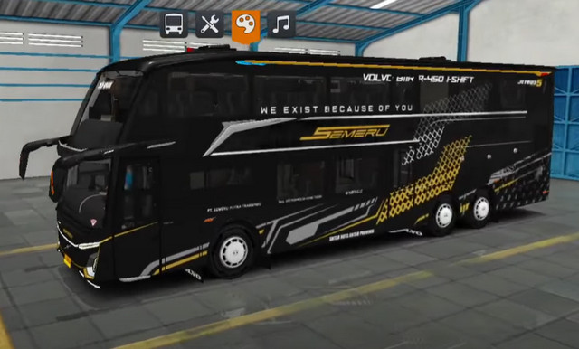 Volvo B11r Sleeper Bus Livery Download